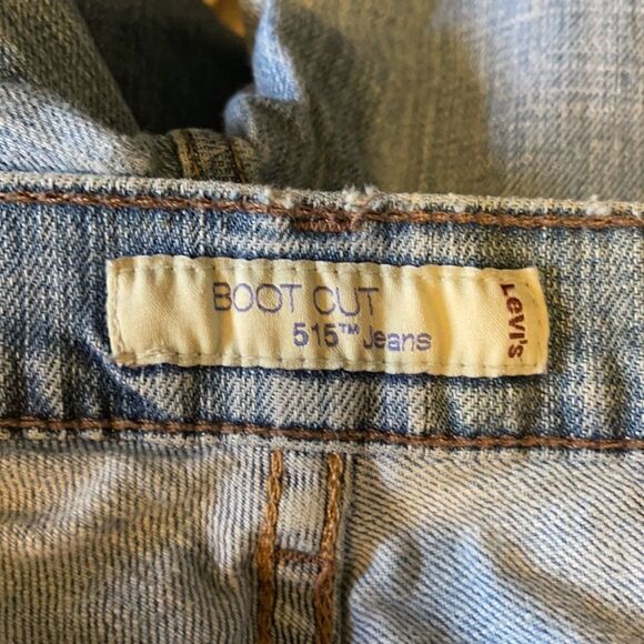 Levi's Vintage 515 Bootcut Jeans Cutoff Capris 6 - Picture 13 of 16